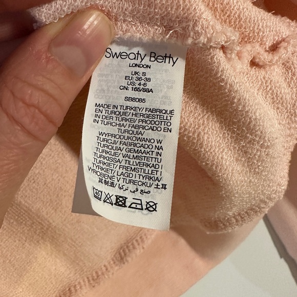 Sweaty Betty After Class Relaxed Hoodie Light Pink Size Small - Picture 7 of 8